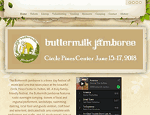 Tablet Screenshot of buttermilkjamboree.org